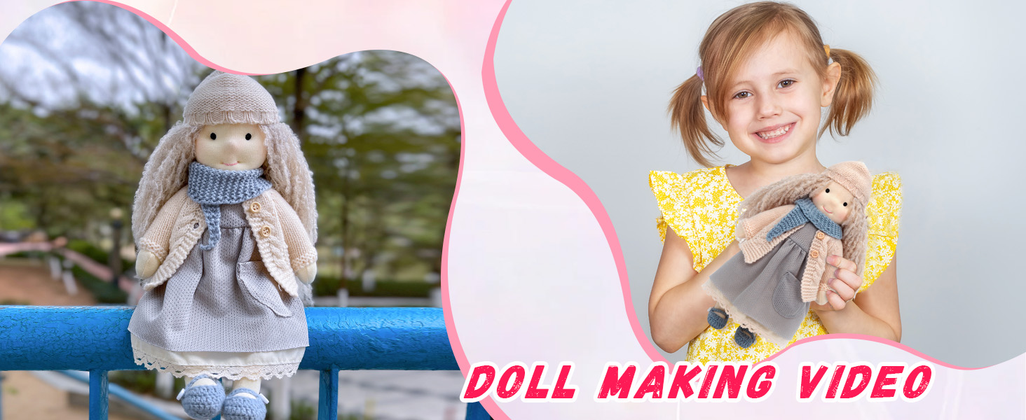 Amazon.co.jp: BlissfulPixie ウォルドルフ人形 Waldorf Doll 手作り